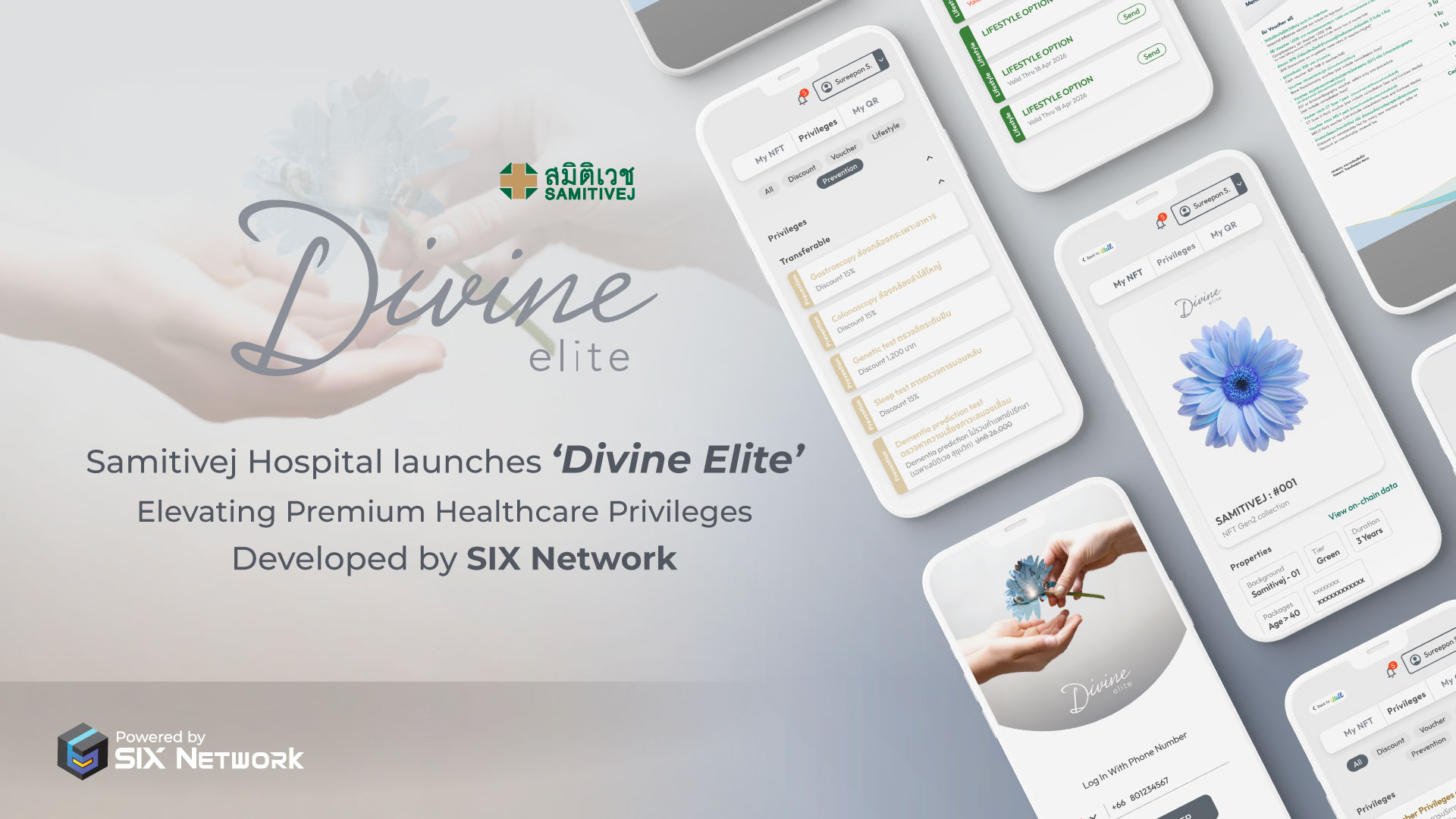 Samitivej Launch the Divine Elite Web Application, Developed by SIX Network to Elevate the Premium Member Experience