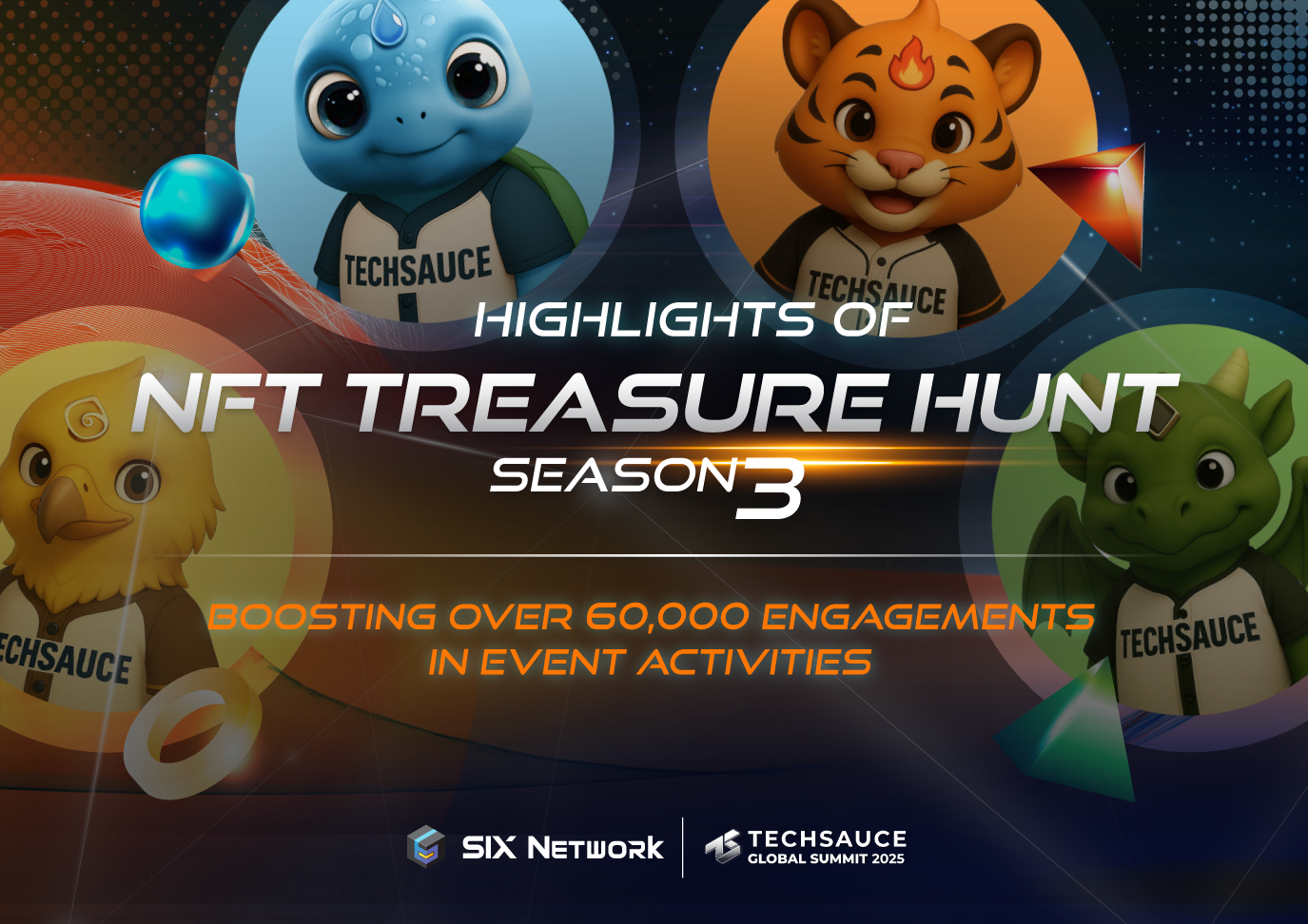 NFT Treasure Hunt & Networking Quest, developed by SIX Network for the 3rd year